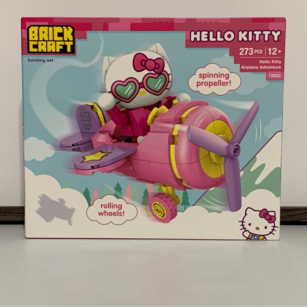 Brickcraft Hello Kitty Airplane Adventure Building Set-New